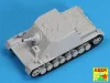 Aber Models 15cm Barrel for BRUMBAR- middle/late version - BRUMBAR- középső/késői változat – 15 cm-es lövegcső