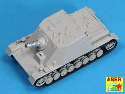 Aber Models 15cm Barrel for BRUMBAR- middle/late version - BRUMBAR- középső/késői változat – 15 cm-es lövegcső