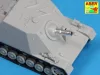 Aber Models 15cm Barrel for BRUMBAR- middle/late version - BRUMBAR- középső/késői változat – 15 cm-es lövegcső