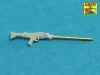 Aber Models Set of 2 barrels for German machine guns MG34 - német MG 34 géppuskacsövek – 2 db