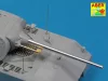 Aber Models Barrels for Tank MAUS - harckocsi MAUS – lövegcső