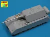 Aber Models Barrels for Tank MAUS - harckocsi MAUS – lövegcső