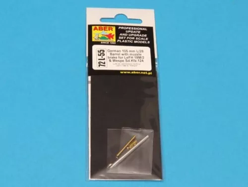Aber Models 105mm barrel for LeFH 18 & Wespe - LeFH 18 és Wespe – 105 mm-es lövegcső