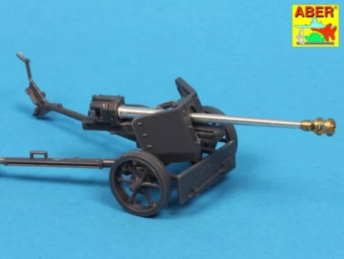 Aber Models 75mm barrel for PaK40 - late muzzle - PaK40 - késői csőszáj – 75 mm-es lövegcső