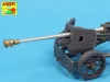 Aber Models 75mm barrel for PaK40 - late muzzle - PaK40 - késői csőszáj – 75 mm-es lövegcső
