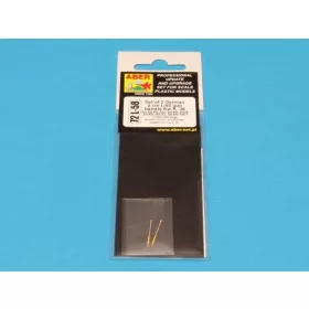   Aber Models Set of 2 gun barrels KwK 38 - készlet: 2 fegyvercső KwK 38