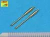 Aber Models Set of 2 gun barrels KwK 38 - készlet: 2 fegyvercső KwK 38