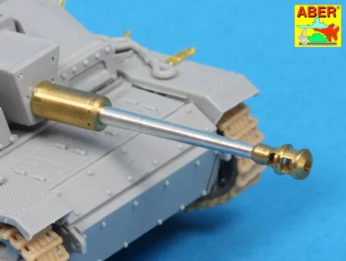 Aber Models 7,5 cm Bartel for StuG. III Ausf.G middle - StuG. III Ausf.G középső – 7,5 cm-es lövegcső