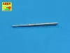 Aber Models Two-piece 88mm barrel for Flak 36/37 - kétrészes 88 mm-es lövegcső