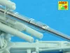 Aber Models Two-piece 88mm barrel for Flak 36/37 - kétrészes 88 mm-es lövegcső