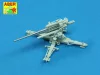 Aber Models Two-piece 88mm barrel for Flak 36/37 - kétrészes 88 mm-es lövegcső