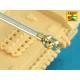 Aber Models German 75 mm KwK 40 L/43 barrel for Pz.Kpfw.IV Ausf.G - német 75 mm-es KwK 40 L/43 lövegcső
