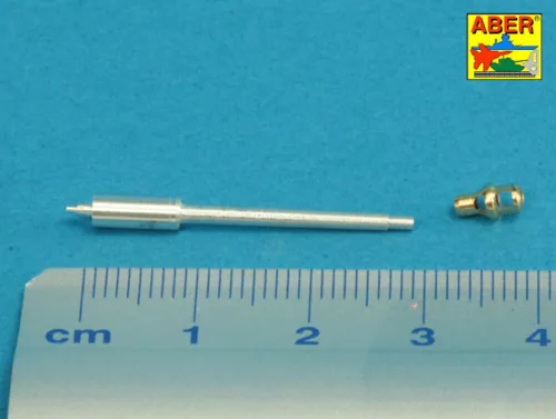 Aber Models German 75 mm KwK 40 L/43 barrel for Pz.Kpfw.IV Ausf.G - német 75 mm-es KwK 40 L/43 lövegcső