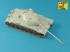 Aber Models 130 mm C-70 gun barrel for Soviet tank JS-7 - szovjet harckocsi JS-7 – 130 mm-es C-70 lövegcső