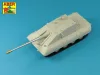 Aber Models 170 mm A/T gun barrel for German Jagdpanzer E-100 - német Jagdpanzer E-100 – 170 mm-es A/T lövegcső