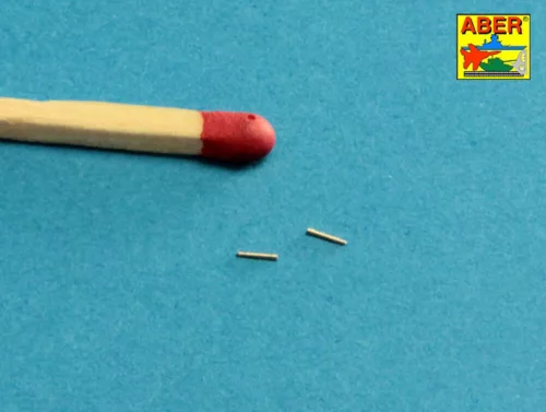Aber Models Russian 107 mm ZIS-6 tank barrel for KV-2 - orosz 107 mm-es ZIS-6 harckocsi-lövegcső