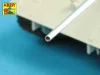 Aber Models Germ.88 mm Kw.K. 43 L/71 E-50 Barrel (one part) - német 88 mm-es Kw.K. 43 L/71 E-50 lövegcső (egyrészes)