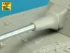 Aber Models Germ.88 mm Kw.K. 43 L/71 E-50 Barrel (one part) - német 88 mm-es Kw.K. 43 L/71 E-50 lövegcső (egyrészes)