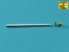 Aber Models 10,5/cm L/62 A/T gun barrel for German E-50 SPG Gun - 10,5 cm-es L/62 páncéltörő lövegcső – német E-50 önjáró löveghez