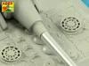 Aber Models 10,5/cm L/62 A/T gun barrel for German E-50 SPG Gun - 10,5 cm-es L/62 páncéltörő lövegcső – német E-50 önjáró löveghez