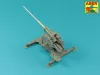 Aber Models Barrel for German 128mm Flak 40 Anti-Aircraft Gun - német 128 mm-es Flak 40 légvédelmi lövegcső