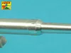 Aber Models Barrel for German 128mm Flak 40 Anti-Aircraft Gun - német 128 mm-es Flak 40 légvédelmi lövegcső