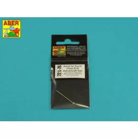   Aber Models Barrel for Soviet 37mm 61-K Anti Aircraft Gun - szovjet 37 mm-es 61-K légvédelmi ágyú – lövegcső