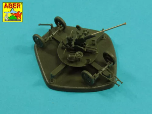 Aber Models Barrel for Soviet 37mm 61-K Anti Aircraft Gun - szovjet 37 mm-es 61-K légvédelmi ágyú – lövegcső