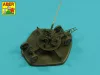 Aber Models Barrel for Soviet 37mm 61-K Anti Aircraft Gun - szovjet 37 mm-es 61-K légvédelmi ágyú – lövegcső
