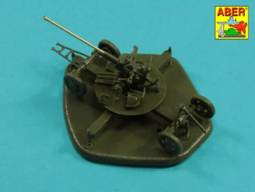 Aber Models Barrel for Soviet 37mm 61-K Anti Aircraft Gun - szovjet 37 mm-es 61-K légvédelmi ágyú – lövegcső