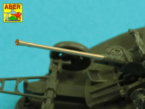 Aber Models Barrel for Soviet 37mm 61-K Anti Aircraft Gun - szovjet 37 mm-es 61-K légvédelmi ágyú – lövegcső