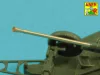 Aber Models Barrel for Soviet 37mm 61-K Anti Aircraft Gun - szovjet 37 mm-es 61-K légvédelmi ágyú – lövegcső