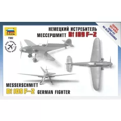 Zvezda Messerschmitt B-109 F2 makett 1:72 (7302Z)