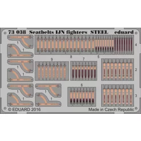   Eduard Accessories Seatbelts IJN fighters STEEL - Japán Császári Haditengerészet fighters biztonsági övek