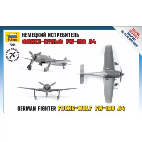 Zvezda Focke Wulf 190 A4 makett 1:72 (7304Z)