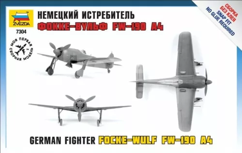 Zvezda Focke Wulf 190 A4 makett 1:72 (7304Z)