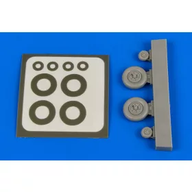   Aires Mi-2 Hoplite wheels & paint masks - kerekek festőmaszkkal