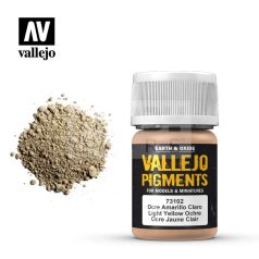   Vallejo Light Yellow Ochre Pigment (világos okkersárga pigmentpor) 35 ml 73102V