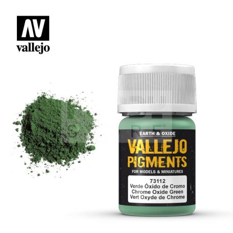 Vallejo Chrome Oxide Green Pigment (króm oxid színű pigmentpor) 35 ml 73112V