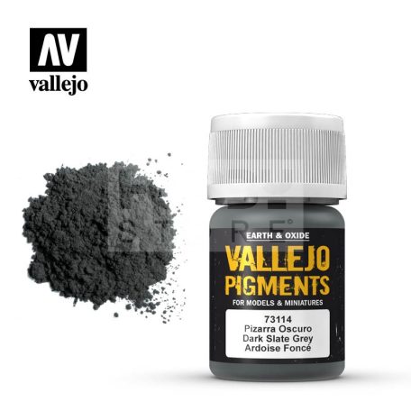 Vallejo Dark Slate Grey Pigment (sötétszürke színű pigmentpor) 35 ml 73114V