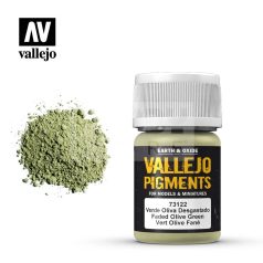   Vallejo Faded Olive Green Pigment (olivazöld pigmentpor) 35 ml 73122V