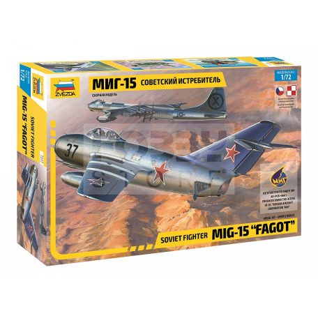 Zvezda MIG-15 Fagot makett 1:72 (7317Z)