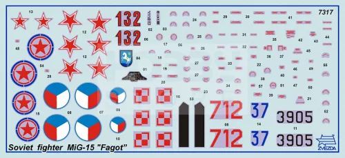 Zvezda MIG-15 Fagot makett 1:72 (7317Z)