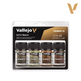   Vallejo Pigment FX Sets - Soil & Nature - festékszett 73188V