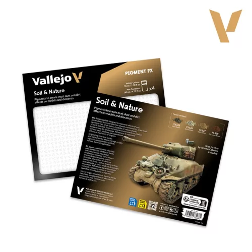Vallejo Pigment FX Sets - Soil & Nature - festékszett 73188V