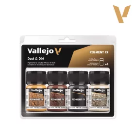 Vallejo Pigment FX Sets - Dust & Dirt - festékszett 73190V