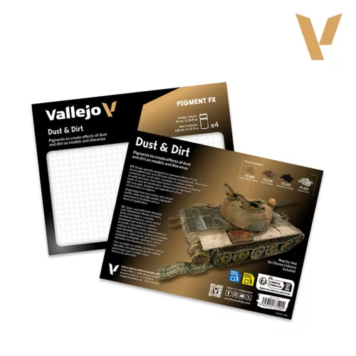 Vallejo Pigment FX Sets - Dust & Dirt - festékszett 73190V