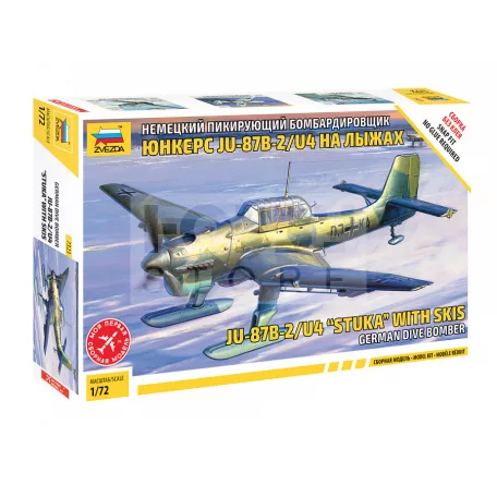 Zvezda Ju-87 Stuka w/Ski makett 1:72 (7323Z)