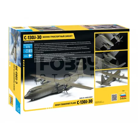 Zvezda C-130 J-30 makett 1:72 (7324Z)