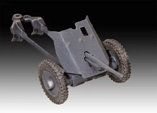 Revell Starter Kit Krupp Protze KFZ 69 with 3,7cm Pak – 1:76 katonai teherautó makett